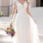 45 Simple Fall Wedding Dress You Need to Try 39