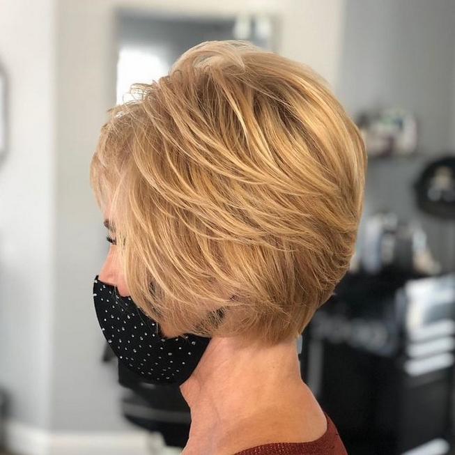 50 Beatiful Choppy Bob Haircuts for Older Women with Fine Hair Ideas 04