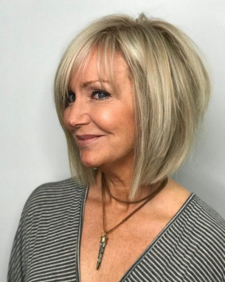 50 Beatiful Choppy Bob Haircuts for Older Women with Fine Hair Ideas 23