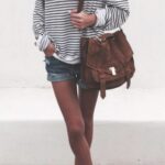 50 Cute Summer Outfits Shorts with Sneakers Would Yo Like 01