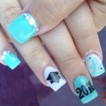50 Inspiration Beautiful and Cute Nails for Graduation Ideas 15