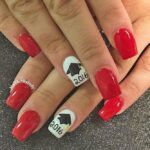 50 Inspiration Beautiful and Cute Nails for Graduation Ideas 17