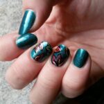 45 Easy and Simple Nail Designs Leaves Fall for Women Ideas 13