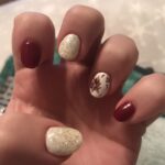 45 Easy and Simple Nail Designs Leaves Fall for Women Ideas 15