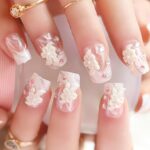 60 Stunning Elegant Summer Wedding Nail Designs 32