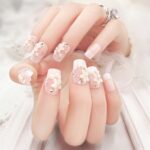 60 Stunning Elegant Summer Wedding Nail Designs 34