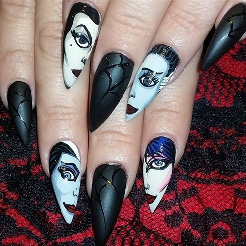 Ghoulish Nail Shapes 1