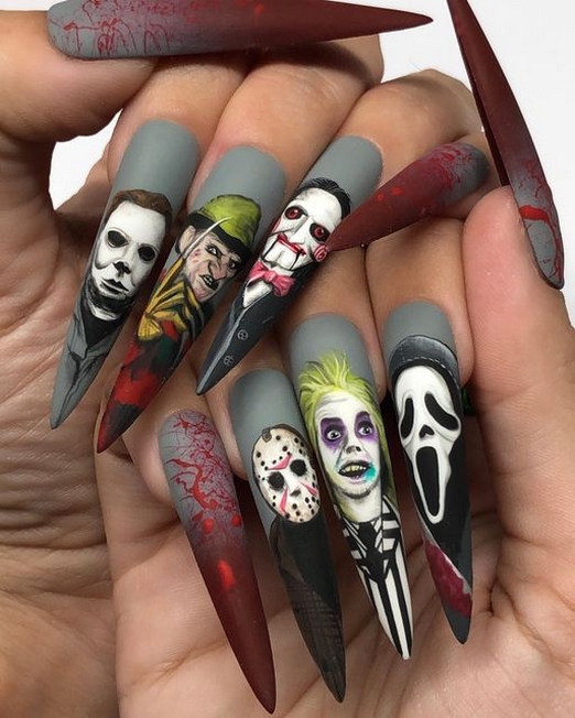 Ghoulish Nail Shapes 4