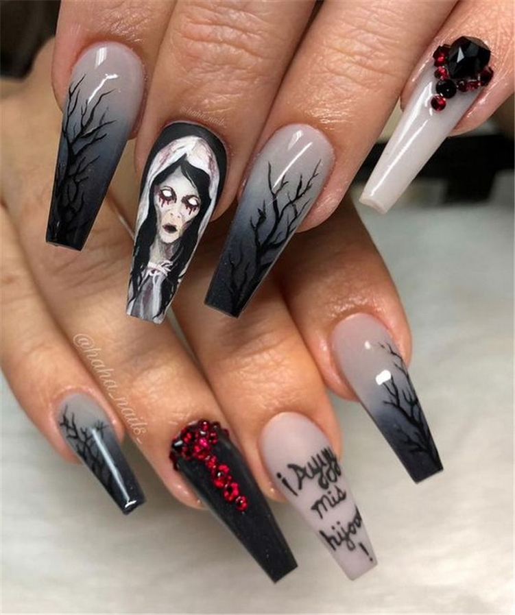 Ghoulish Nail Shapes 5