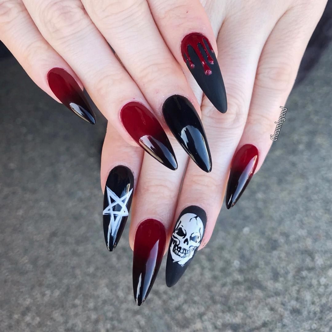 Ghoulish Nail Shapes 7
