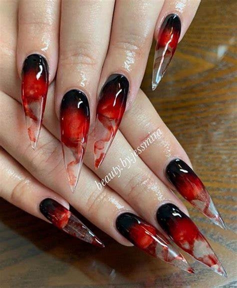 Ghoulish Nail Shapes 9