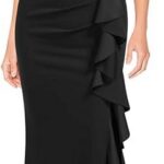 10 Womens Split Bodycon Mermaid Evening Cocktail Long Dress Ideas 02