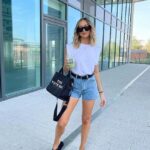 35 Best Outfits with Jean Shorts Women Ideas11