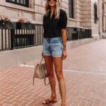 35 Best Outfits with Jean Shorts Women Ideas17