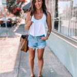 35 Best Outfits with Jean Shorts Women Ideas23