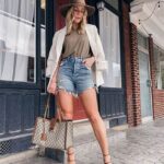 35 Best Outfits with Jean Shorts Women Ideas24