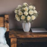 4Peonies Artificial Flowers in Vase Peony Flower Bouquet with Vase Flowers 01