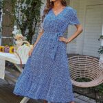 Gorgeous Womens 2024 Floral Boho Dress V Neck Short Sleeve Ideas 30 1