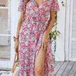 Gorgeous Womens 2024 Floral Boho Dress V Neck Short Sleeve Ideas 35 1