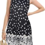 Summer Dresses for Women 2024 Casual Beach Sleeveless Floral Print with Pocket 01