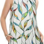 Summer Dresses for Women 2024 Casual Beach Sleeveless Floral Print with Pocket 05