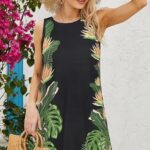 Summer Dresses for Women 2024 Casual Beach Sleeveless Floral Print with Pocket 14