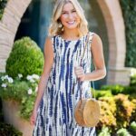 Summer Dresses for Women 2024 Casual Beach Sleeveless Floral Print with Pocket 23