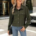 20 Adorable Jackets Tops Long Sleeve Shirts Trendy for Women 2024 20