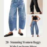 20 Stunning Women Baggy Wide Leg Jeans Ideas 00
