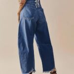 20 Stunning Women Baggy Wide Leg Jeans Ideas 02