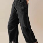 20 Stunning Women Baggy Wide Leg Jeans Ideas 03