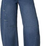 20 Stunning Women Baggy Wide Leg Jeans Ideas 08