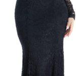 20 Womens Floral Lace Long Sleeve Off Shoulder Wedding Mermaid Dress Ideas 05