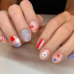 24 Adorable Artificial Acrylic Fake Nails for Women 13
