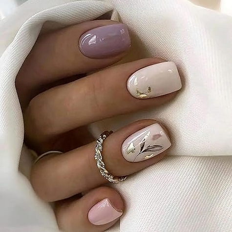 24 Adorable Artificial Acrylic Fake Nails for Women 21