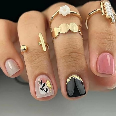 24 Adorable Artificial Acrylic Fake Nails for Women 25