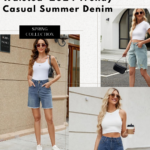 25 Women Jean Shorts High Waisted 2024 Trendy Casual Summer Denim 00