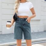 25 Women Jean Shorts High Waisted 2024 Trendy Casual Summer Denim 04