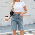 25 Women Jean Shorts High Waisted 2024 Trendy Casual Summer Denim 16