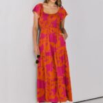 25 Women Summer Casual 2024 Maxi Dress Flutter Sleeve Ideas 05