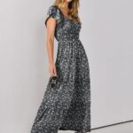 25 Women Summer Casual 2024 Maxi Dress Flutter Sleeve Ideas 10
