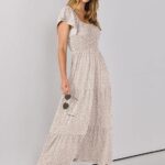 25 Women Summer Casual 2024 Maxi Dress Flutter Sleeve Ideas 22