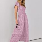 25 Women Summer Casual 2024 Maxi Dress Flutter Sleeve Ideas 24