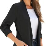 Casual Long Sleeve Lapel Button Slim Work Office Blazer Jacket 02