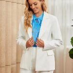 Casual Long Sleeve Lapel Button Slim Work Office Blazer Jacket 03