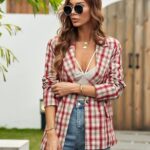 Casual Long Sleeve Lapel Button Slim Work Office Blazer Jacket 12