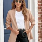 Casual Long Sleeve Lapel Button Slim Work Office Blazer Jacket 29
