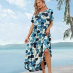 Effortlessly Chic Embrace the Bohemian Vibe with Casual Loose Floral Maxi Dresses 02