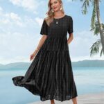 Effortlessly Chic Embrace the Bohemian Vibe with Casual Loose Floral Maxi Dresses 03