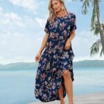 Effortlessly Chic Embrace the Bohemian Vibe with Casual Loose Floral Maxi Dresses 10
